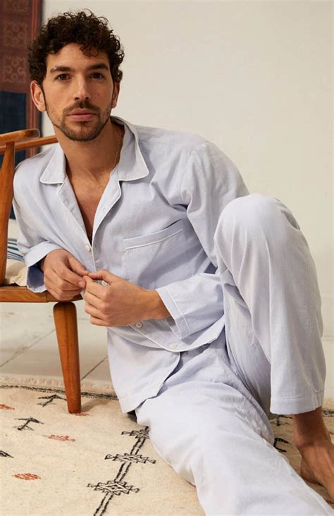 Blue Breeze | Lounge Wear Set | 100% Cotton | Comfortable Mens Night ...