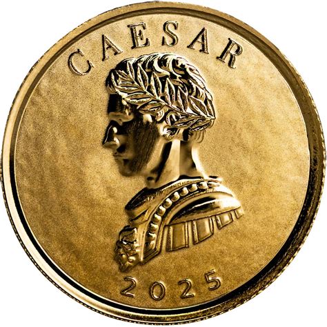 Gold Tenth-Ounce 2025 Commander - Julius Caesar, Coin from Samoa ...