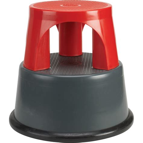 Metaltech Rolling Step Stool with Retractable Casters — 500Lb. Capacity | Northern Tool