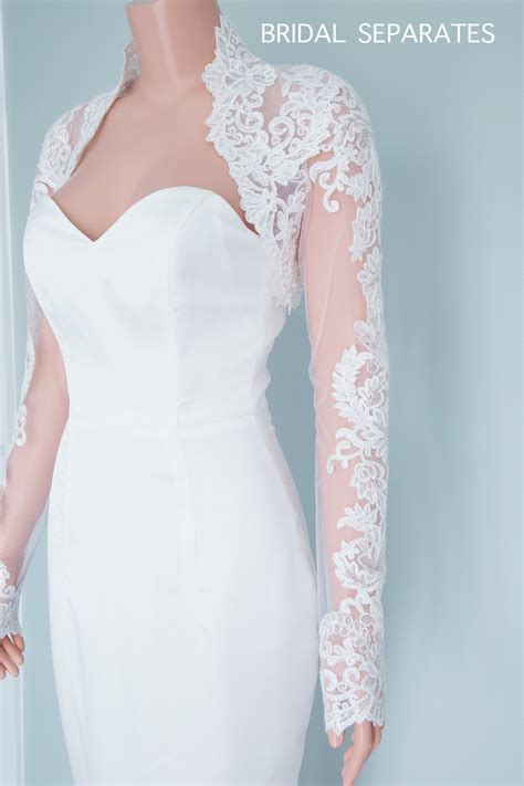 Long Sleeves Bridal Bolero at Gabriel Chubb blog