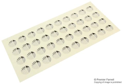 Buy TE CONNECTIVITY CALIBRATION LABELS, SELF-LAM, CIRCULAR, VINYL, 15 ...