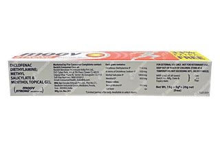 Moov Strong Gel 20 Gm - Uses, Side Effects, Dosage, Price | Truemeds