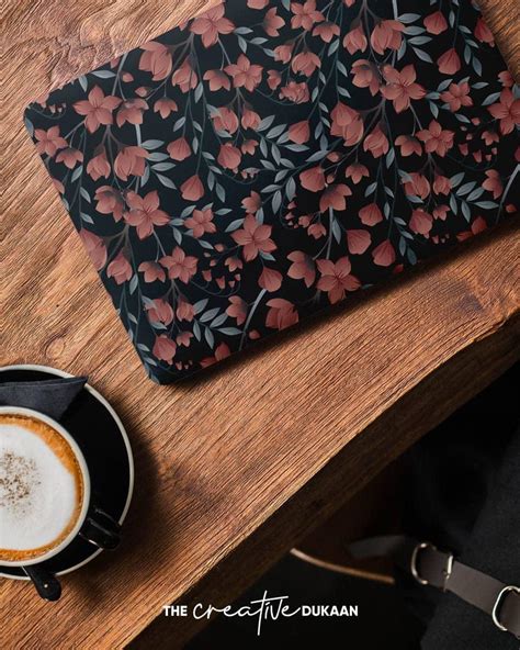 Floral Laptop Skin With Flower Design With Scratch Protection ...