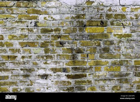 Abstract old dirty crack brick wall texture. Aged building background ...
