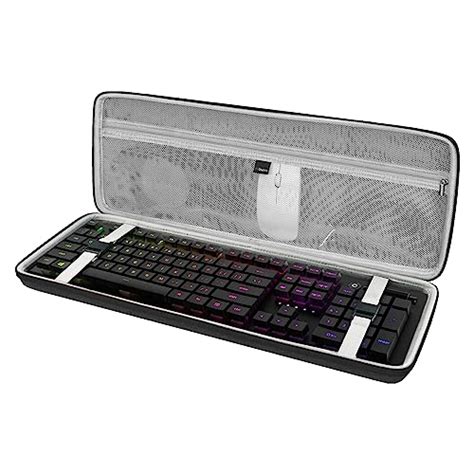 Geekria Full Size Keyboard Case, Hard Shell Travel Carrying Bag for 108 ...