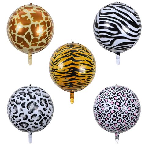 Decokrate 22inch Animal Print Foil Balloons for Jungle Theme Birthday ...