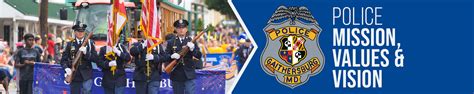 Police Mission, Values and Vision | Gaithersburg, MD