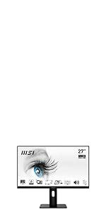 MSI PRO MP225, 21.5 Inch (54.61 cm), IPS Panel, Full HD 1920 x 1080 ...