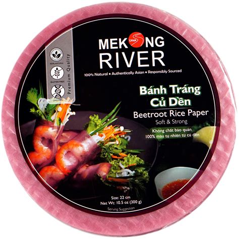 Buy Lyan Mekong River Banh Trang Vietnamese Rice Paper Wrappers, Spring ...