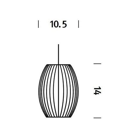 Nelson Bubble Cigar Suspension - Herman Miller | Pendant Lights - USA ...