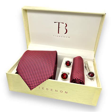 Pink Geometric Tie Combo | TIE BENON – Tie Benon