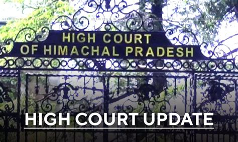 Himachal Pradesh HC Suggests State Govt To Empower Local Bodies To Levy ...