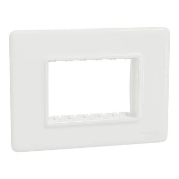 MLCP3MU_WH - Cover frame, Miluz Lara, unigrid, 3 module, white ...