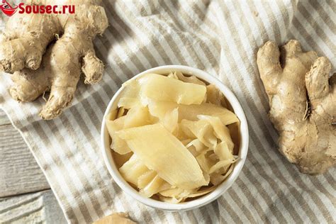Маринованный имбирь: польза и вред + домашние рецепты