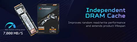 Consistent 1TB SSD PCIe Gen 4.0 NVMe Internal Solid State Drive