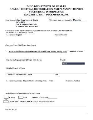 OH ODH 2004 HEA 1901 - Fill and Sign Printable Template Online