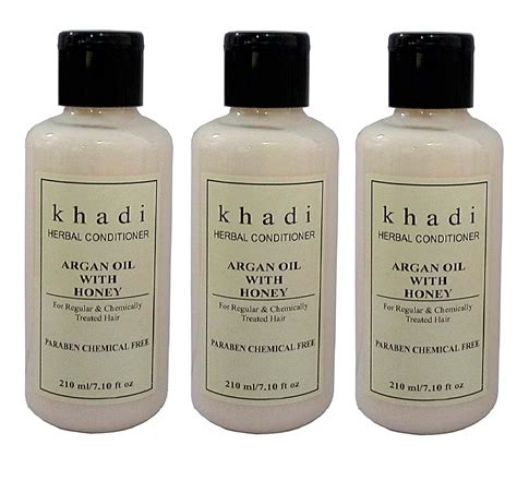 Buy Khadi Herbal Argan Oil with Honey Conditioner (630 Ml) Online at ...