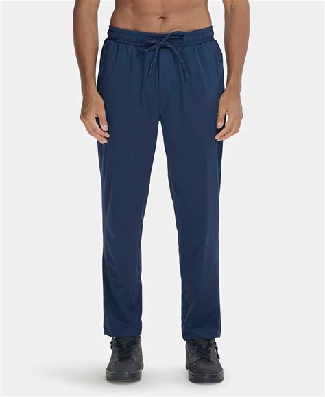 Buy Recycled Microfiber Elastane Stretch Trackpant with Zipper Pockets ...