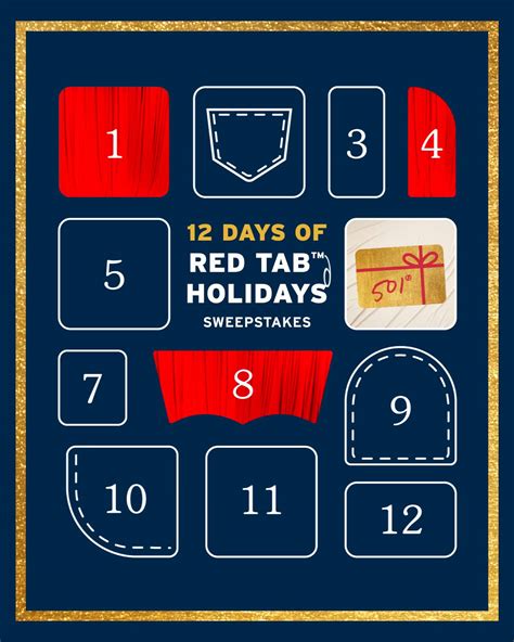 Levi's® Red Tab™ 12 Days of Holidays Sweepstakes