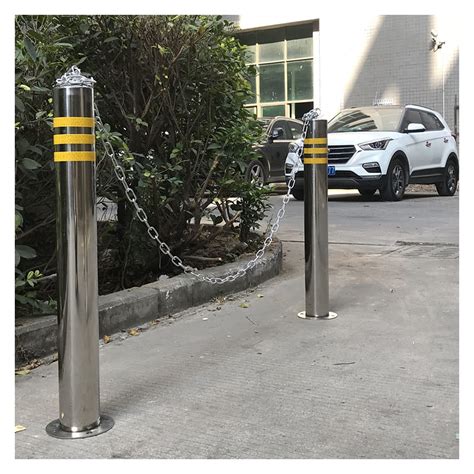 Buy Wzmazingly 2 Pcs Parking Posts For Driveways, Stainless Steel ...