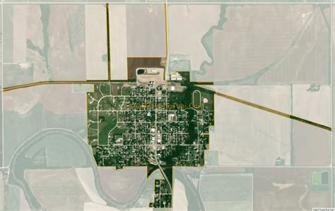 Map of Marquette city, Kansas - Thong Thai Real