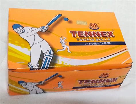 TENNEX Cricket Tennis Ball Yellow Heavy for Over Arm Cricket | Standard ...