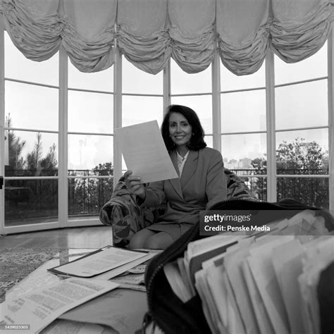 U.S. Congresswoman Nancy Pelosi poses for portraits on July 31, 1991 ...