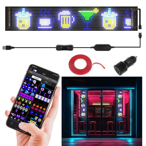GYZJ 𝐋𝐄𝐃 𝐂𝐚𝐫 𝐒𝐢𝐠𝐧,Scrolling 𝐋𝐄𝐃 𝐒𝐢𝐠𝐧,Flexible LED RGB Color Sign ...