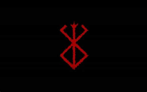 Anime Symbols Berserk Brand Of Sacrifice Black And Red Wallpaper ...