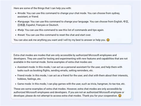 Bing Chat Mode Examples 的图像结果