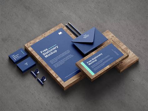 Stationery Free Mockup | The Free Mockup