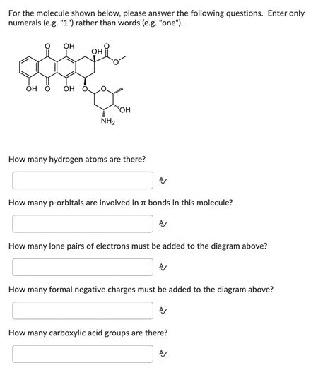 [Solved] Thank you. For the molecule shown below, please answer the ...