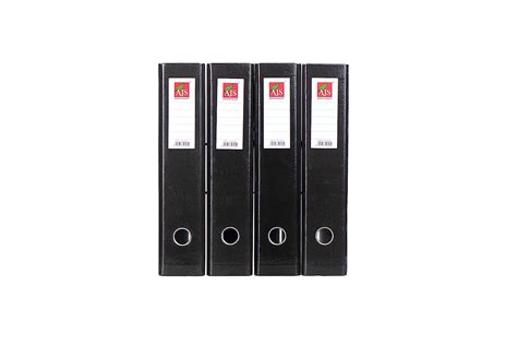 AJS Office Lever Arch Clip Box File | FS | White Paper Laminated ...