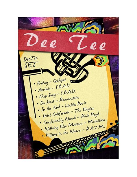Design Crescendo DeeTee Playlist Manipal Poster 1 : Amazon.in: Home ...