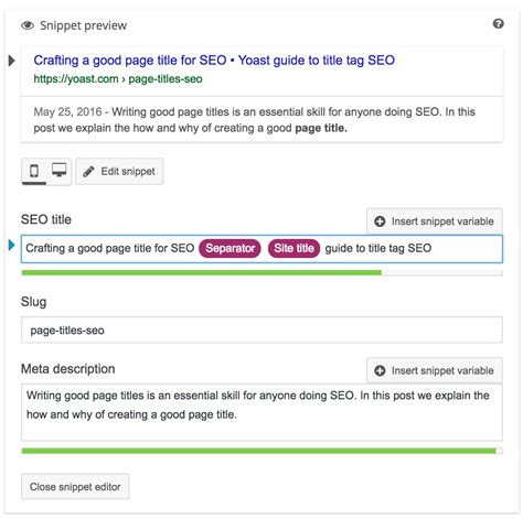 Crafting a good page title for SEO • Yoast guide to title tag SEO