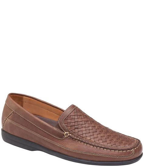 Johnston & Murphy Men's Locklin Woven Venetian Leather Loafers | Dillard's