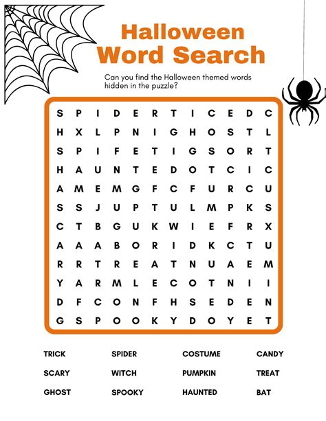 1st Grade Halloween Word Search Printables Archives Live Laugh Love