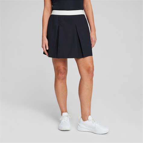 W Club Women's Pleated Golf Skirt | Deep Navy-White Glow | PUMA Shop ...
