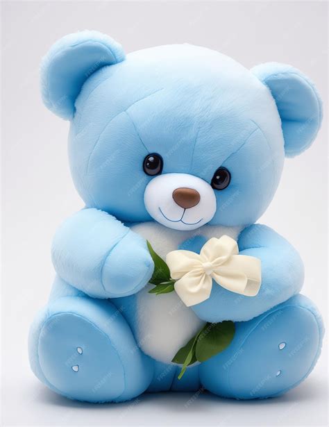 Premium AI Image | Blue color teddy bear