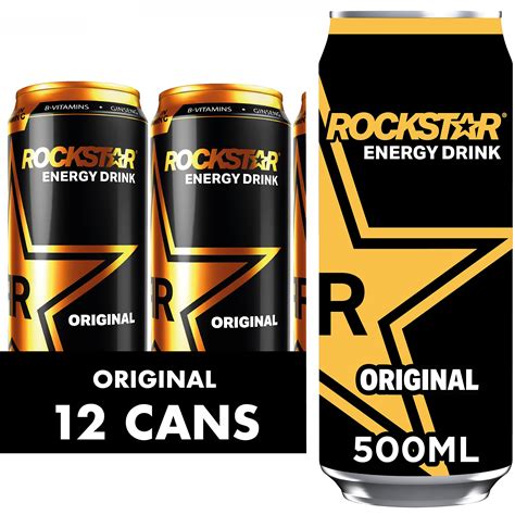 Buy Rockstar Energy Drink - Original - Non-Alcoholic - 200 mg Caffeine ...