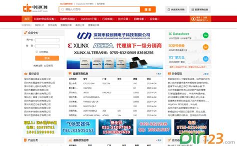 IC网站建设,电子元器件网站建设_word文档在线阅读与下载_免费文档