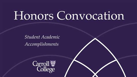 2024 Honors Convocation Honorees | Carroll College
