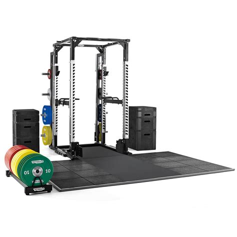 Power rack and weights top
