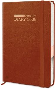 Jhingalala Leather Cover Hardbound Executive Diary 2025 I New Year ...
