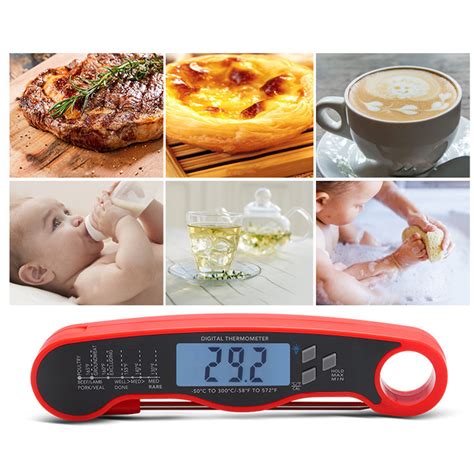 Meat Thermometer High Accuracy Anti-scalding Digital Milk Tea Coffee ...