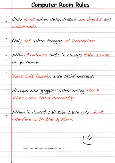 Image result for Computer Rules Written Assignment