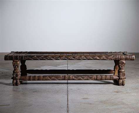 Sculpted African Coffee Table, Northern Africa 1970s | #308520