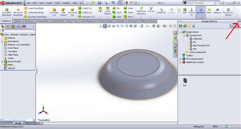 SolidWorks Forming Core Tool Tutorial 的图像结果