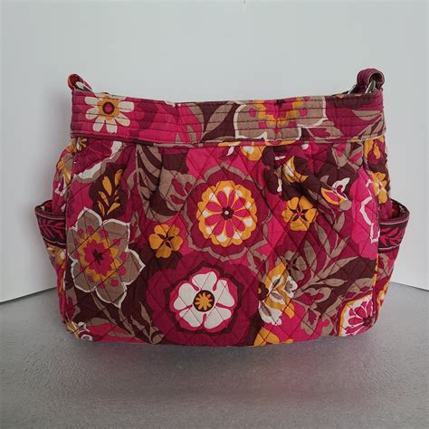 Vera Bradley Retired Carnaby Pattern Shoulder Bag Pur… - Gem