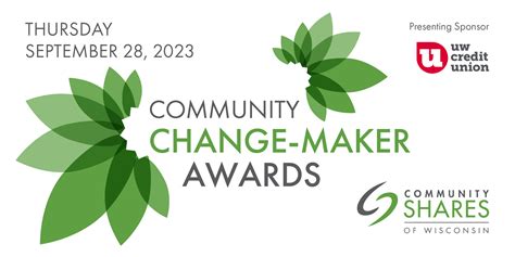 2023 Community Change-Maker Awards - Community Shares of Wisconsin